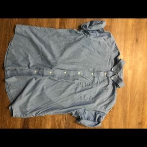 CROFT & BARROW SKY BLUE BUTTON UP